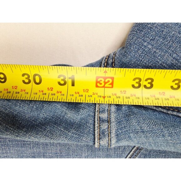 Levi's Size 33X32 Womens Curvy Bootcut Blue Denim 5 Pocket Logo Tag Jeans - Picture 11 of 14